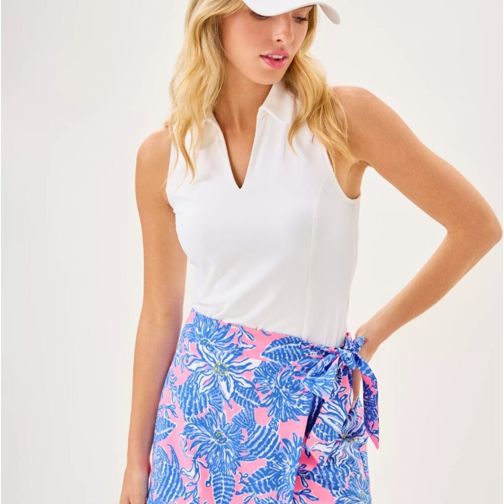 NWT Lilly Pulitzer Luxletic Fetia Skort Pull-On Skort - SIZE 4 - Picture 2 of 9